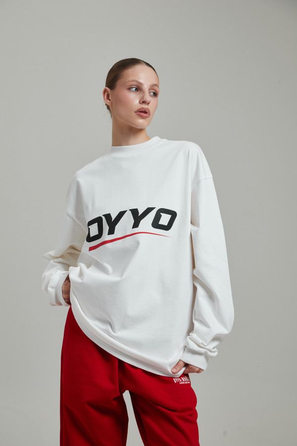Лонгслив OYYO RACER RED белый L